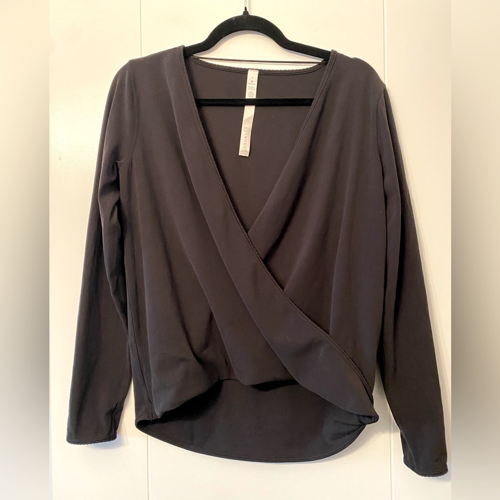 LULULEMON- Full Freedom Long Sleeve Wrap Top